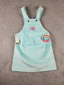 VINTAGE Oshkosh B’Gosh Corduroy Blue Vestback Overall Skirt Size 5 New W/ Tags  - Picture 1 of 10