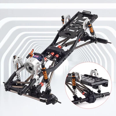 For 1/10 RC Axial SCX10 II 313mm Wheelbase Chassis Frame & 2-Speed Transmission - Image 1 of 4
