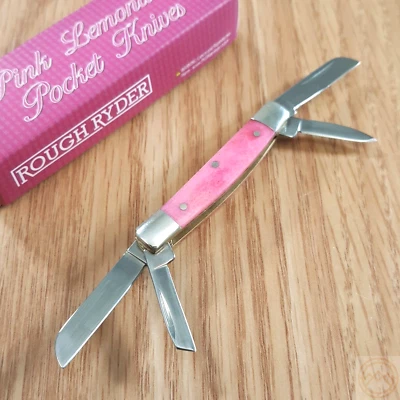 Rough Ryder Tiny Congress Pocket Knife Stainless Steel Blades Smooth Bone Handle - Image 1 of 4