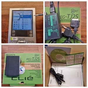SONY CLIE PEG-TJ25 PALM OS FUNZIONANTE PALMARE VINTAGE TECH - Imagen 1 de 14