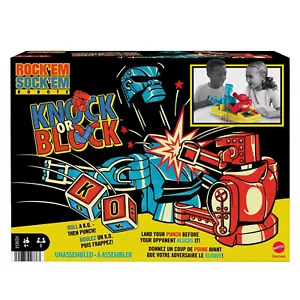 Rock ‘Em Sock ‘Em Robots Knock or Block Edition Boxing Game - HDN94 New & Sealed - Picture 1 of 6