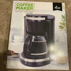 Eco + Chef 10 Cup Coffee Maker; New in Box; Grab & Go and Auto Off Feature - Picture 1 of 4