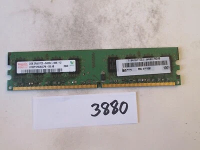 Hynix HYMP125U64CP8-S6 2Gb PC2-6400 800Mhz DDR2 Desktop Memory RAM (3880) - Image 1 of 2