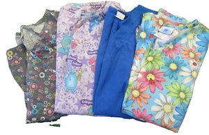 Scrub Pants Scrub Shirts Womens Size 2X 3X Multi Colored - Picture 1 of 4