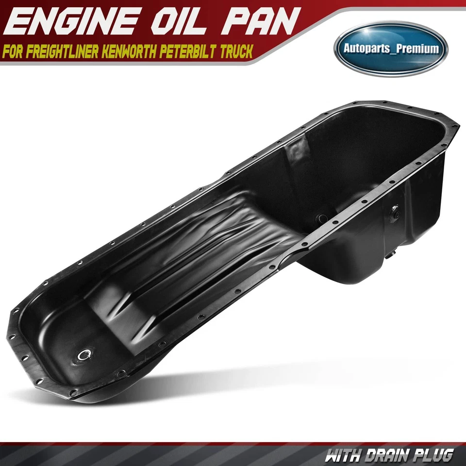 Panela de óleo do motor para Freightliner Kenworth Peterbilt Truck Cummins ISX 15.0 Engine - Imagem 1 de 4