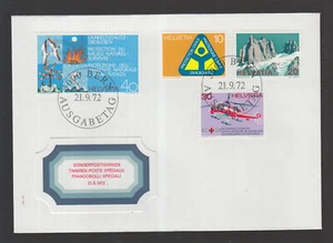 Schweiz Switzerland Suisse FDC 1972 - Jahresereignisse - Imagen 1 de 1