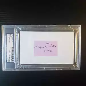 Muhammad Ali Auto PSA DNA Cut Autograph Certified - Picture 1 of 2