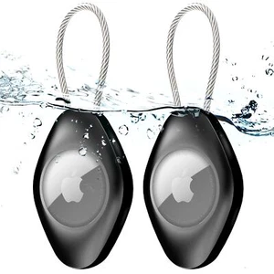 Compatible with Apple AirTag Holder with Wire Cable, Waterproof Air Tag Lock ... - Zdjęcie 1 z 8
