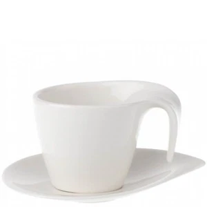Villeroy & Boch, Flow, Frühstückstasse mit Teller, Porzellan - Bild 1 von 1