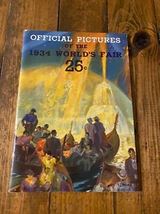 Vintage 1934 Official Pictures Of The World's Fair Program - Picture 1 of 5