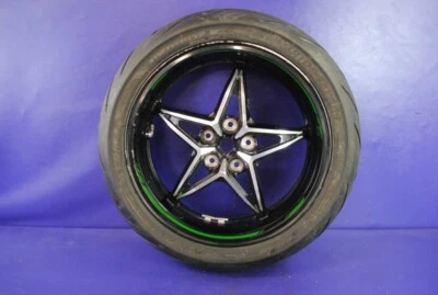 2018 Kawasaki Ninja H2 ZX1002 SX SE Straight Rear Wheel Rim 17x6 49058-0696-60P Foto 1 de 4