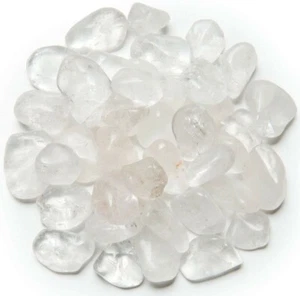Piedras caídas de cuarzo cristalino de 1/2 lb - Grado 1 - XSmall - Rocas para envolver alambre - Imagen 1 de 1