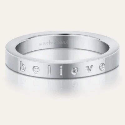 MantraBand Believe Ring Size 7 Stainless Steel - Image 1 of 4