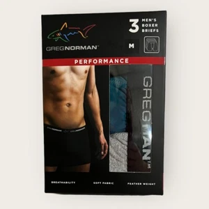 Greg Norman Herren Boxershorts Performance 3er Pack Größe M Neu - Bild 1 von 13
