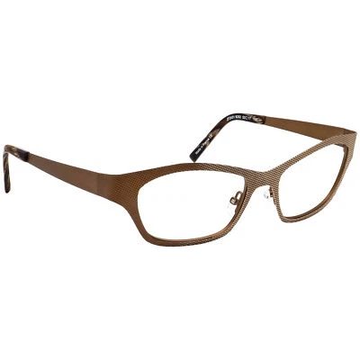 JF Rey Eyeglasses JF2431 9292 Peanut Brown Gold Metal Frame France 53[]17 130 - Image 1 of 4