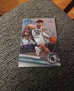 2023-24 Bowman U Basketball Malik Hall #55 1st Michigan State Spartans - Picture 1 of 2
