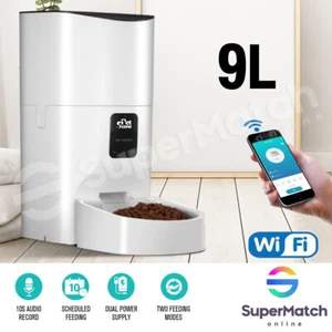 Petscene Automatic 9L Pet Feeder Wi-Fi Smart Cat Dog Feeder with Remote Control - Picture 1 of 12