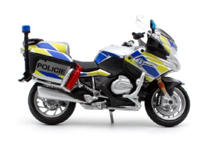 MAISTO 1:18 BMW R1200RT Czech R 1200 RT Police MOTORCYCLE BIKE DIECAST MODEL   - Image 1 of 4