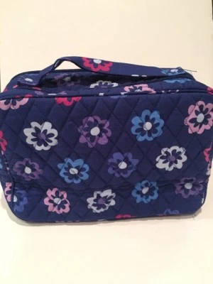 NUEVO Vera Bradley Ellie Flores GRAN RUBOR Y PINCEL ESTUCHE DE MAQUILLAJE Organizador de Viaje Foto 1 de 3