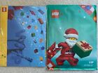  Set 2 Lego Geschenketikett ~ Einkaufstasche ~ Verpackungspapier ~ Aufkleber ~ Band ~ Weihnachtskarte