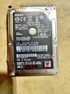 HGST HTS541010A9E662 1TB 5400rpm 2.5" SATA 9.5mm Apple HDD Hard Drive - Picture 1 of 6
