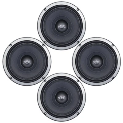 4) SHCA MR84 8" Midrange Loudspeakers 2" VC 4 ohm 1600 Watts (Four Speakers)  - Image 1 of 4