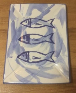 Fish design Platter by Greg Hamilton Pottery Noosa - Bild 1 von 5