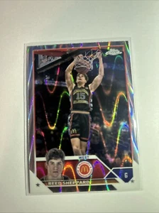 2023 Topps Chrome McDonald’s All American Raywave Reed Sheppard #22 Rockets - Picture 1 of 2
