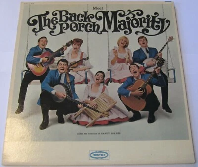 Meet The Back Porch Majority Folk Original Mono LP Vinyl Clean EX+ Randy Sparks - Image 1 of 3