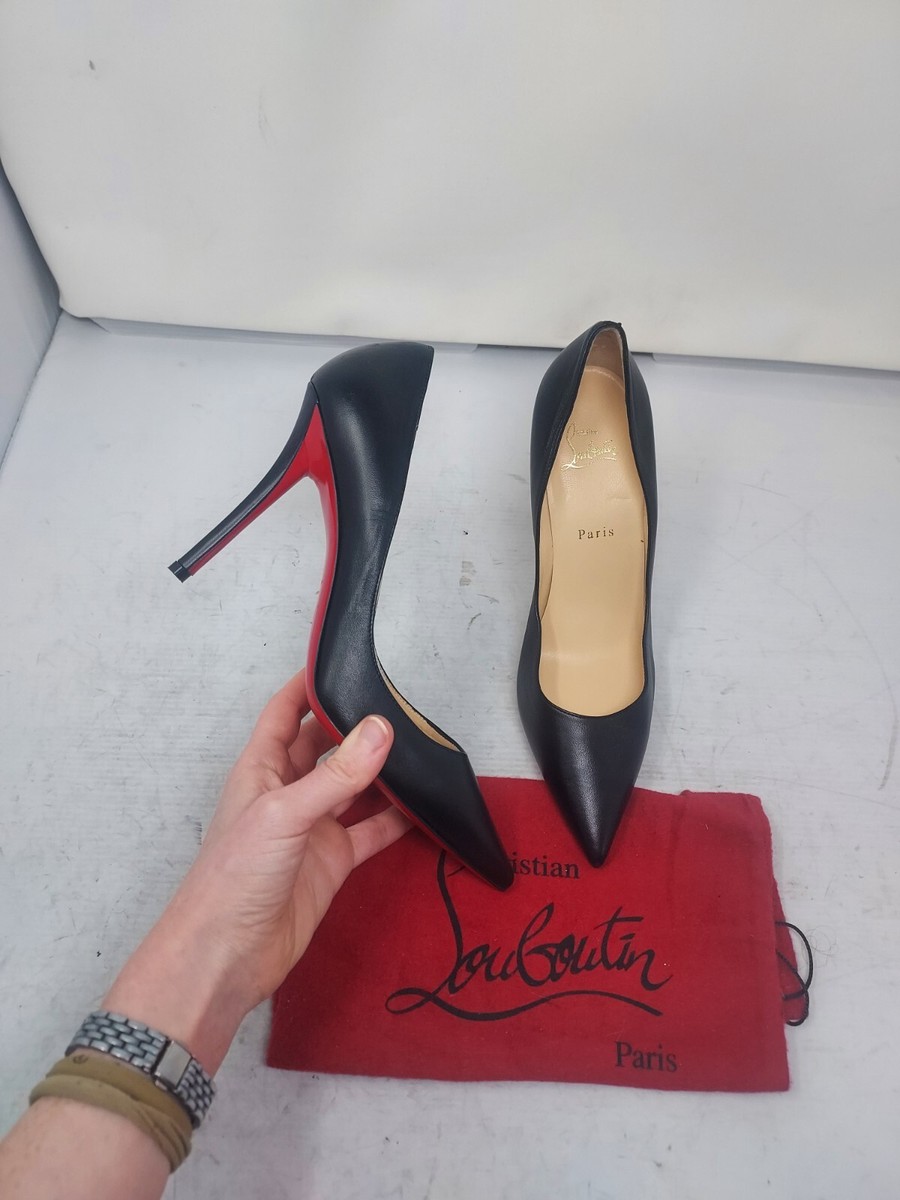 靴 Christian Louboutin DECOLETTE Black 40 Christian Louboutin Black Patent Leather Decolette Pumps