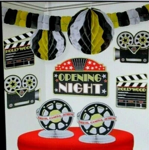 Room Decor Kit Film Movie Photography Camera Hollywood Graduation Party Birthday - Picture 1 of 9