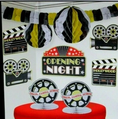 Room Decor Kit Film Movie Photography Camera Hollywood Graduation Party Birthday - Image 1 of 4
