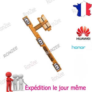 🇫🇷 Nappe Bouton Power Allumage Volume Pour Huawei Honor 7 /7A / 7C / 7S / 7X ✅ - Imagen 1 de 6