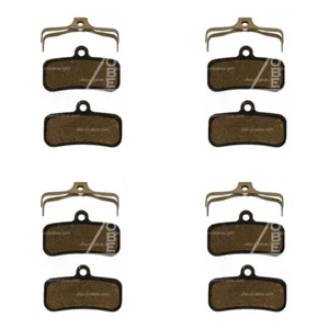 4 Pairs (8 Pads) DiscoBrakes TRP 4-Piston Copper Free Brake Pads, G-Spec Slate - Picture 1 of 12