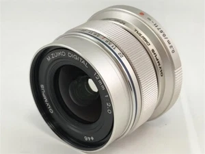 OLYMPUS Single Focus Lens M.ZUIKO DIGITAL ED 12mm F2.0 ED 12mm F2.0 Silver - Picture 1 of 1