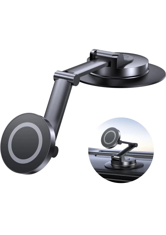 360° Universal Pro Strong Magnetic Suction Car Phone Holder Dashboard Mount 2024 - Image 1 of 4