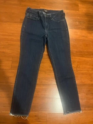 NYDJ Alina Convertible Ankle Jeans Womens Size 4P Blue Lift Tuck Skinny - Image 1 of 4