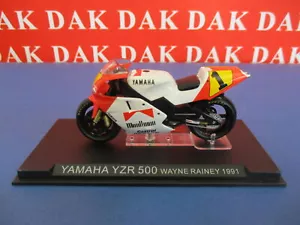 Die cast 1/24 Modellino Moto GP Yamaha YZR500 1991 Wayne Rainey - Foto 1 di 4