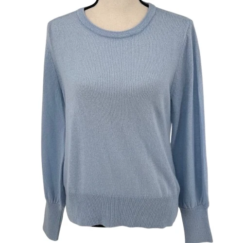 Suéter The Limited 100% Cachemira Pura MUJER Azul Claro Pullover TALLA GRANDE Foto 1 de 4