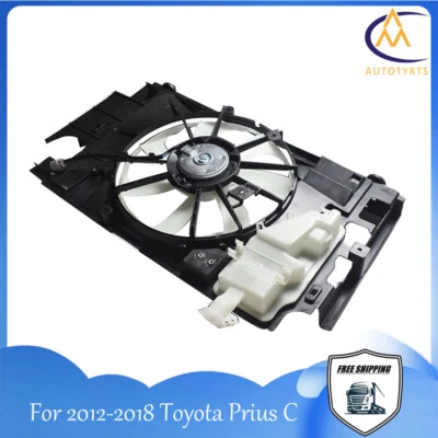 For 2012 2013-2015 2016-2018 1.5L Toyota Prius C Radiator Cooling Fan Assembly - Image 1 of 4