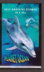 AUSTRALIA, 1998 PLANET OCEAN (DOLPHINS) LIBRETTO, SG SB 125, MNH COMPLETO - Foto 1 di 1