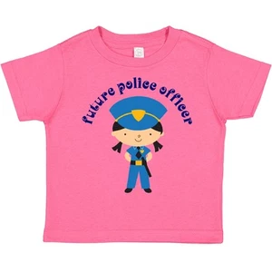 Inktastic Future Police Officer Girls Law Enforcement Toddler T-Shirt Family Job - Picture 1 of 9