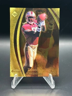 Terrell Owens Card 1998 Collector's Edge Masters 50-point Gold Preview #147 - Image 1 of 2