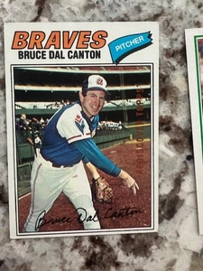 2017 TOPPS SERIES 1 REDISCOVER BRONZE BUYBACK CARD 1977 BRAVES BRUCE CANTON #114 - Picture 1 of 1