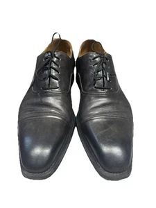 Men’s Magnanni Oxford Leather Shoes Size 10 Made In Spain - Picture 1 of 8