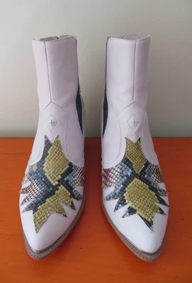 Django & Juliette - Harlan Leather Ankle Boots - Size 38 - NEW WITHOUT BOX - image 1 of 4