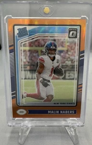 Donruss Optic Malik Nabers 2024 clasificación novato naranja/249 New York Giants #271 - Imagen 1 de 2