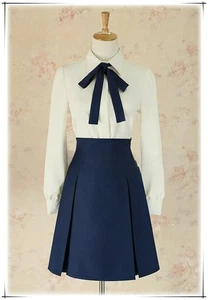 Anime Fate/Stay Night Saber shirt Cosplay Clothing Costume Uniform - Imagen 1 de 2