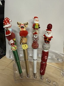 Christmas Beaded Pens - Picture 1 of 1