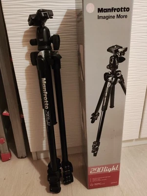 Cavalletto Manfrotto 290 light per macchina fotografica - Usato ma come Nuovo - Immagine 1 di 3